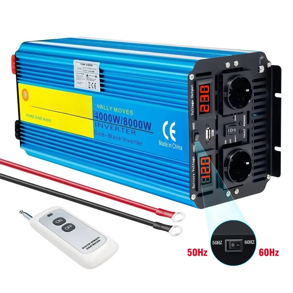 Off Grid Solar Inverter 48V 6000W - Solar-Wechselrichter mit reiner Sinuswelle, DC zu