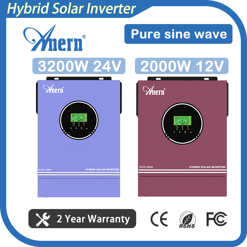 Grid Tie Inverter Limiter 2000W - Anern 3200W 2000W Off Grid Hybrid