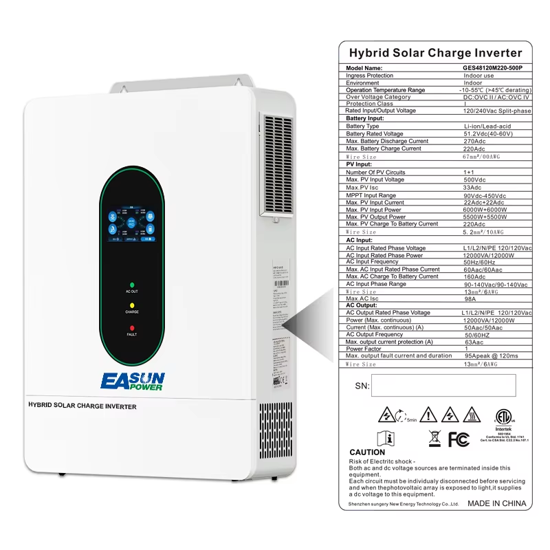 EASUN POWER 12000W 12KW 120V/1 – Grid Tie Inverter Limiter 2000W Bewertung und Preis